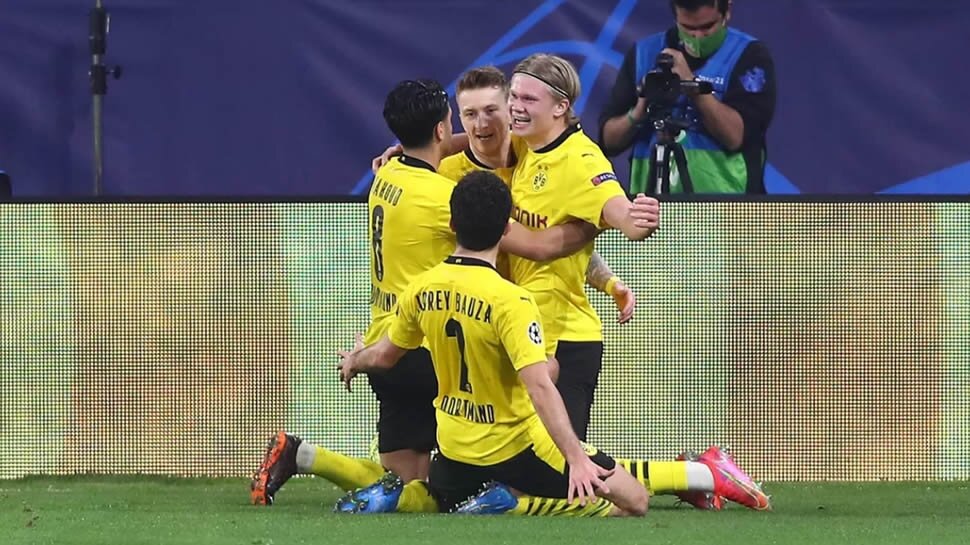Dortmund secure victory at Sevilla with Haaland brace