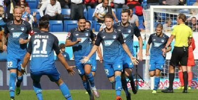 Hoffenheim win again to climb up to second in the Bundesliga