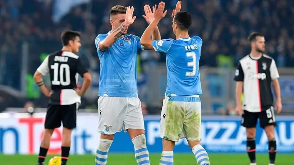 Lazio hand Juventus first defeat of season 