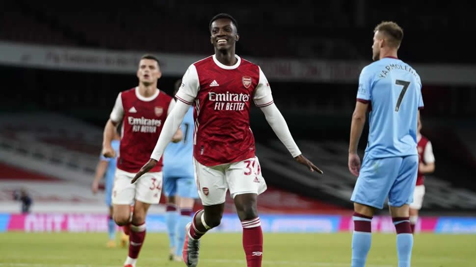 Nketiah strike gives Arsenal 2-1 win over West Ham