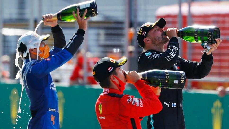 Bottas beats Leclerc to win dramatic Austrian GP