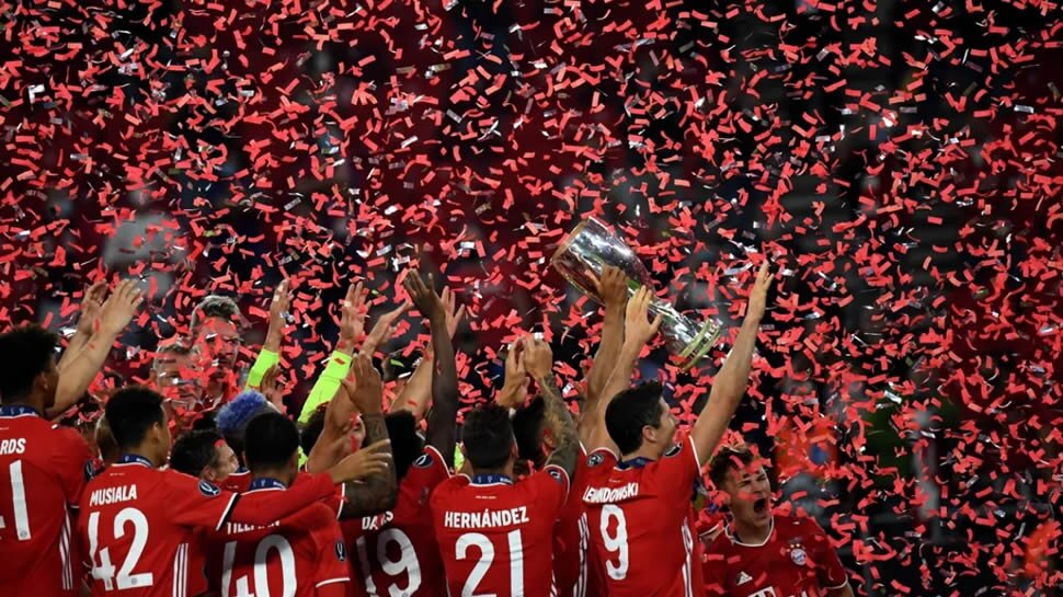 Bayern complete quadruple with Super Cup win