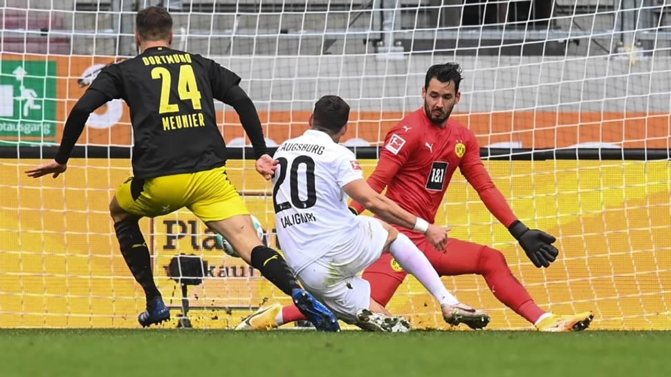 Dortmund left stunned by Ausburg in 2-0 defeat