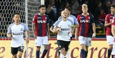 Icardi equalises as Bologna spoil Inter Milan's perfect Serie A start