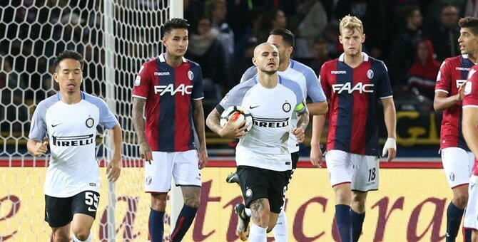 Icardi equalises as Bologna spoil Inter Milan's perfect Serie A start