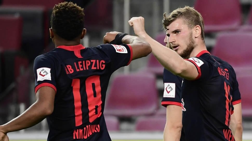 Leipzig put four past Koln to move back into third